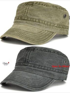 Washed Cotton Baseball Cap Adjustable Unisex Sport Hat